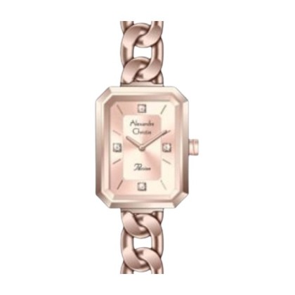 Alexandre Christie ALCW2B97LHBRGLN Rose Gold Stainless Steel Strap 3 ATM Analog Women Watch